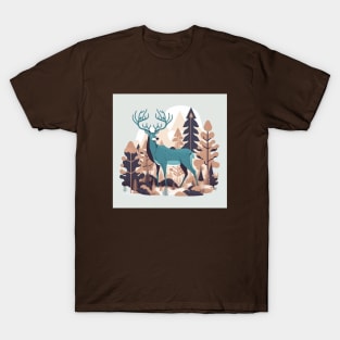 Deer in the Forest T-Shirt